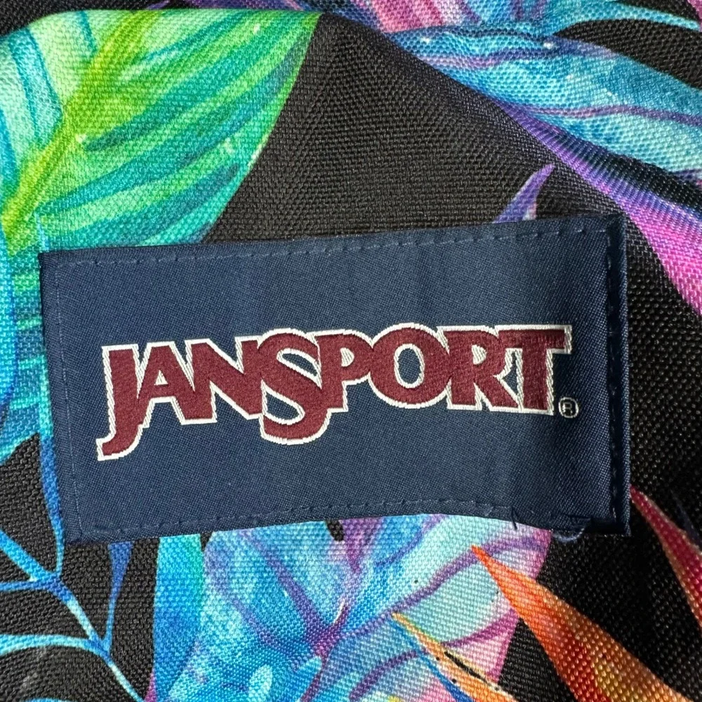 JanSport Superbreak Backpack Bookbag Vivid Paradise Tropical Print